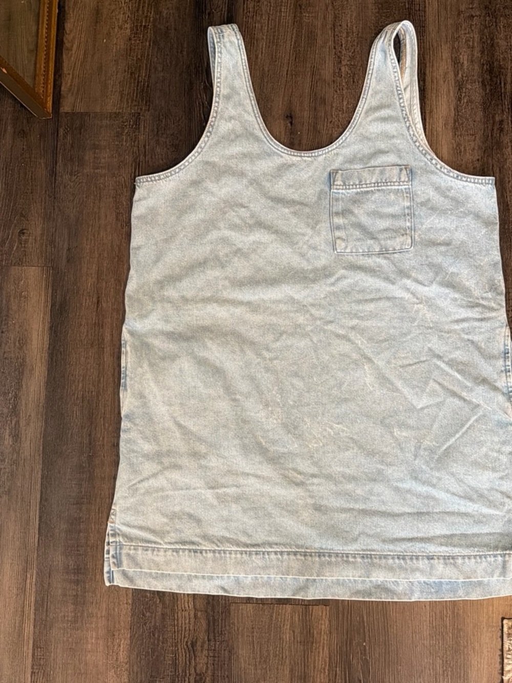 Universal Thread Pale Blue Tank with Chest Pocket